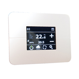 K493TW Wi-Fi room chronothermostat with temperature and humidity sensors