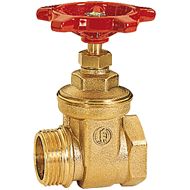 R54 Gate valve with female-male connections