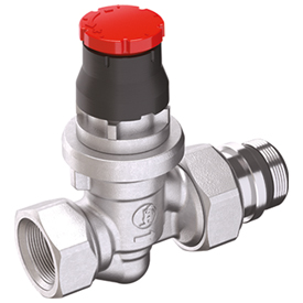 R402DB Straight valve with thermostatic option with dynamic flow balancing