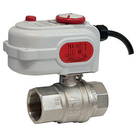 R276B Two-way zone valve, female-female connections, with K272 actuator and insulation