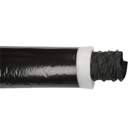 KFLEX-IP Pre-insulated pipe with inner duct made with PVC film