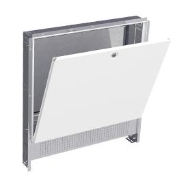 R500-2C Flush-mounting cabinet for concealed installation with adjustable height and depth