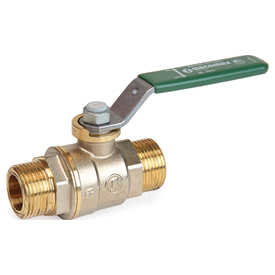 R253WL Ball valve, male-male connections