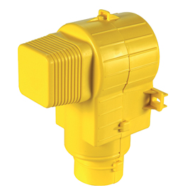 G139 Yellow plastic shell, for housing RM139-G fittings