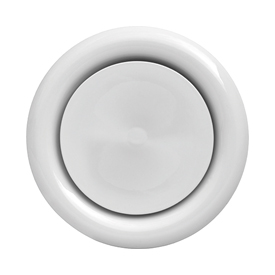 KVM-RA Steel valve with fitting support, RAL 9010 white