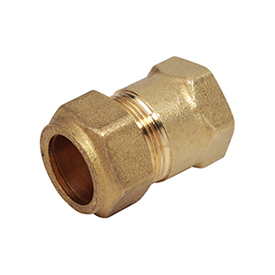312 Straight fitting female thread, for copper pipe