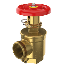 A156S Pressure restricting angle valve with hydrolator