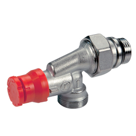 R415PTG Reverse angle valve with thermostatic option and presetting
