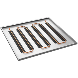 K120C GK TOP active metal panels for radiant suspended ceilings with exposed parallel or crossed structure