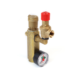 R554P Safety valve unit with provision for pressure switch