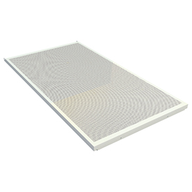 K60 GK TOP inactive metal panels for radiant suspended ceilings with exposed parallel or crossed structu