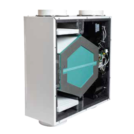KHR-Z2 Heat recovery ventilation unit for vertical or horizontal installation