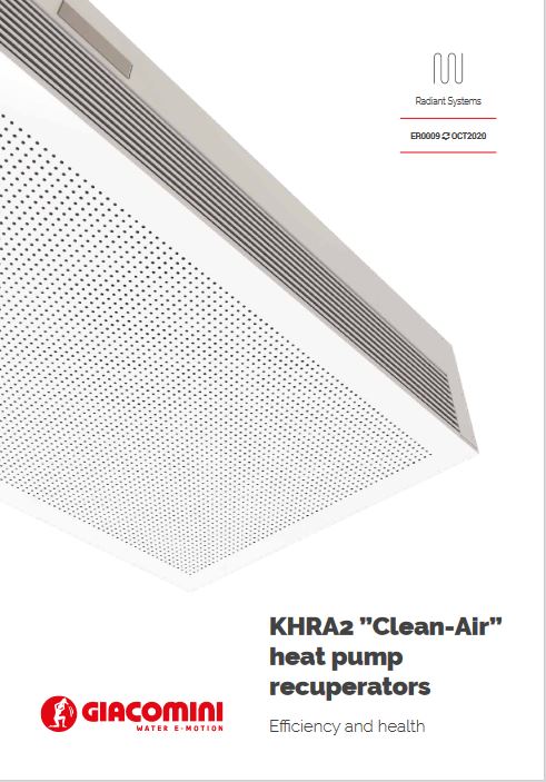 KHRA2 Clean-Air heat pump recuperators