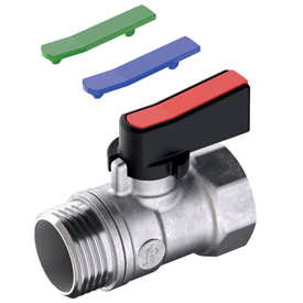 R694 MINI series ball valve, with female-male connections