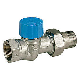 R402H Straight valve with thermostatic option (threaded connection M30x1,5 mm)