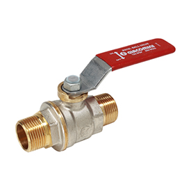 R913L DADO ball valve, male-male connections