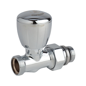 T432C Micrometric straight valve for toweldryer, with thermostatic option