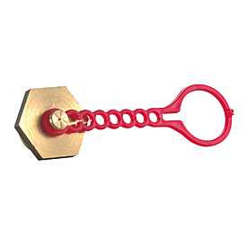 P23M Brass plug and chain for ball cocks