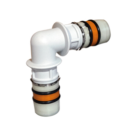 RC122P Plastic 90° elbow “push-fittings” for GKC plasterboard ceilings panels