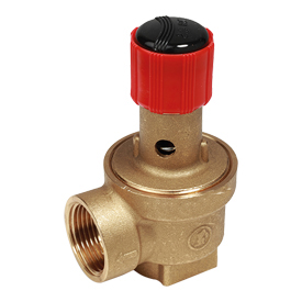 R140 Membrane safety valve, female-female connections