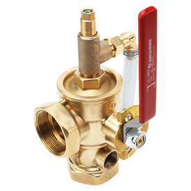 A62K Angle test and drain valve with pressure relief valve, UL 258:2025 listed