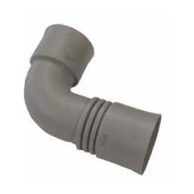 KCORR-A 90°-angle fitting for connection of KCORR corrugated round pipes