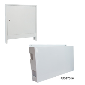 R501 Surface-mounting cabinet for manifolds, 110 mm depth