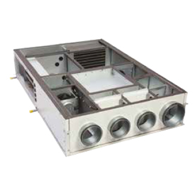 KHRW-H Ventilation-dehumidification/integration unit with hydronic coil, horizontal installation