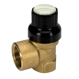 R140C-1 Membrane safety valve for domestic water systems, female-female connections