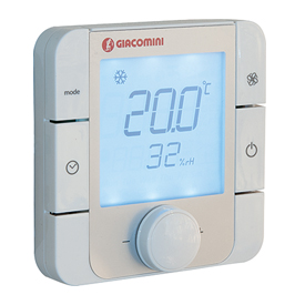 K492B Ambient thermostat with backlit display and local interface