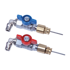 P225E Couple of valves for R225E pressure gauge, with needles