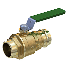 R853VWL Ball valve, male-press connections
