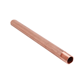 R171F Threaded copper probe for single-pipe and twin-pipe valves
