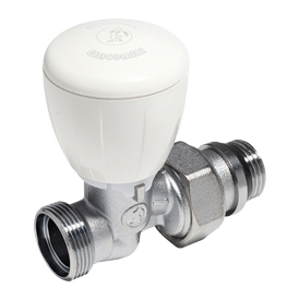 R432TG Micrometric straight valve with thermostatic option