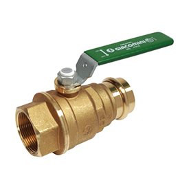 R854VWL Ball valve, female threaded-press connections