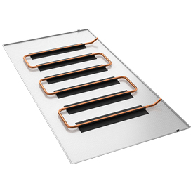 K12C-T15 GK CLASSIC active metal panels for radiant suspended ceilings with exposed T15 structure