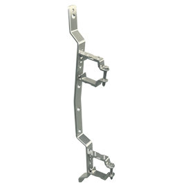 R588Z Reduced metallic bracket for brass manifolds
