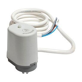 R478MV Thermo-electric actuator, normally open, with microswitch and varistor, Clip Clap connection
