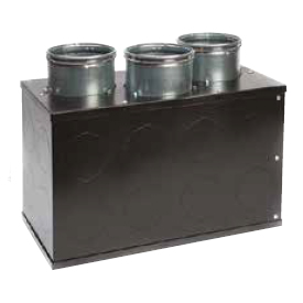 KPL-F Supply air plenum for energy recovery/treatment ventilation units and split modules