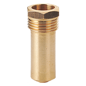 R227 Brass housing for thermometer