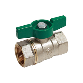 R251W Ball valve, female-female connections