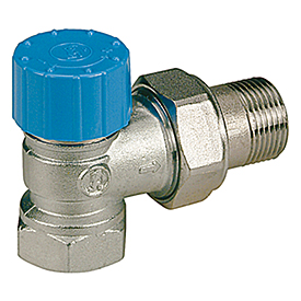 R401H Angle valve with thermostatic option (threaded connection M30x1,5 mm)