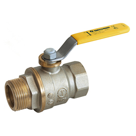 R734LGA Ball valve, female-male connections, EN331:2015 approved