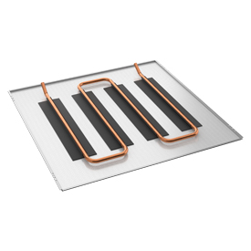K6C-T24 GK CLASSIC active metal panels for radiant suspended ceilings with exposed T24 structure